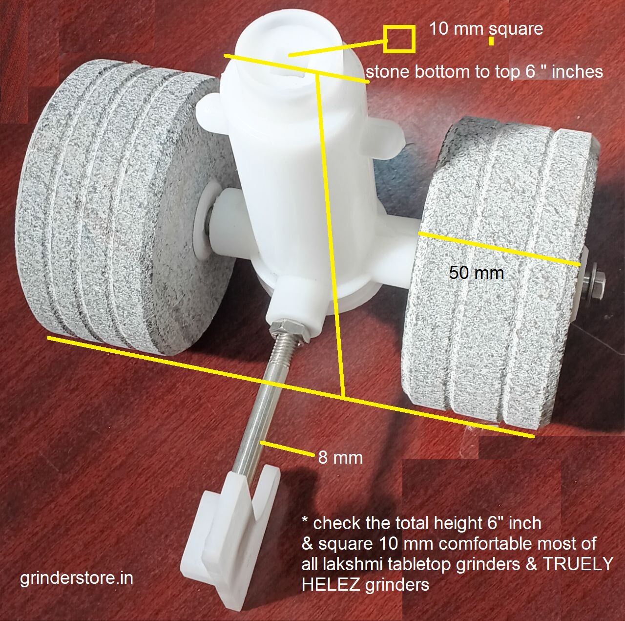 lakshmi grinder Roller stand stone holder set - Image 2
