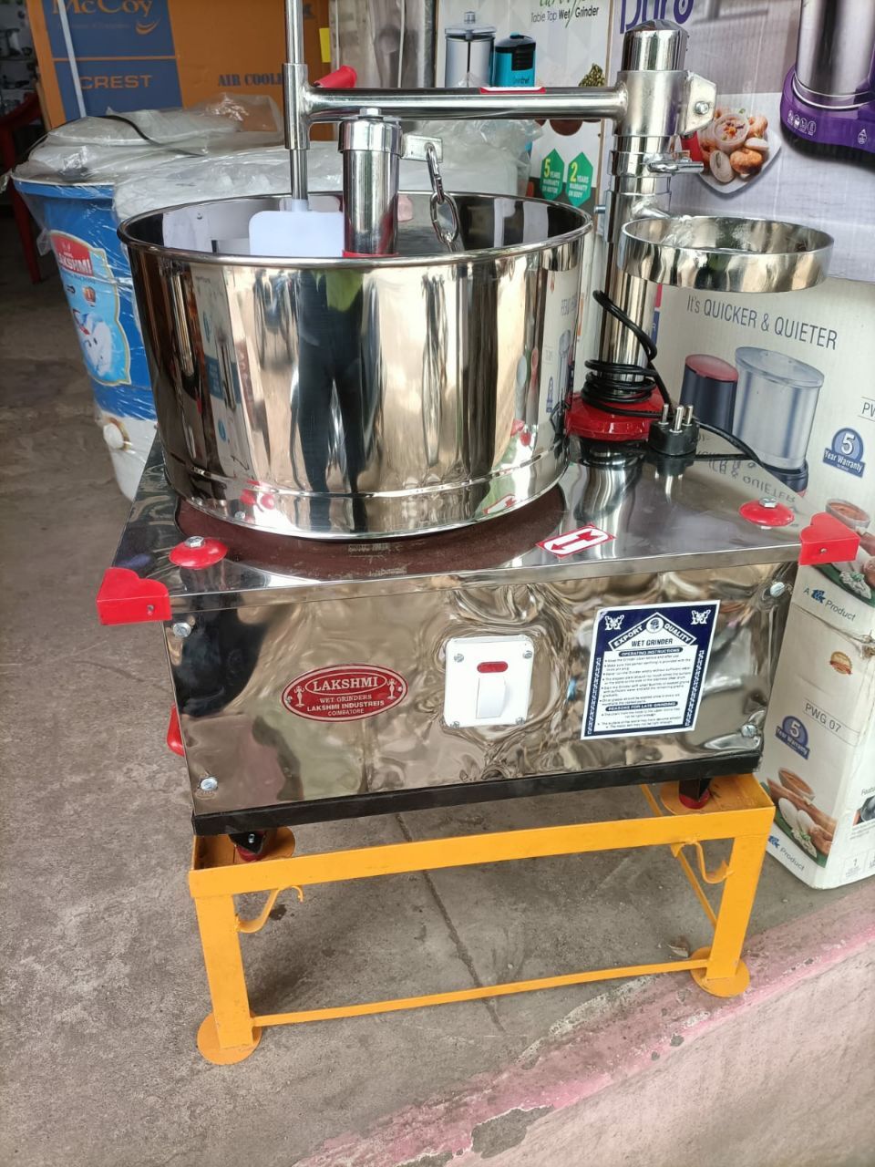 Lakshmi 2 liter single stone Steel wet grinder only