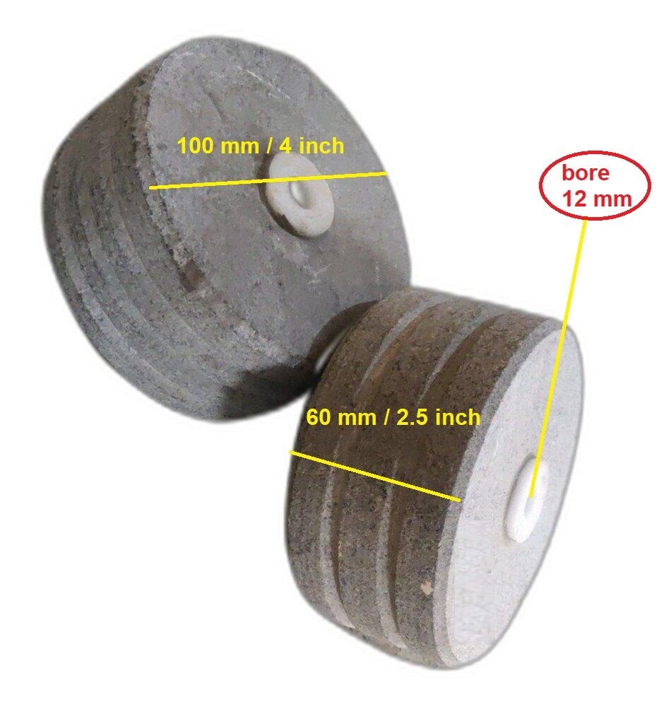 Tilting wet grinder Roller stones set of 2 pcs 2 liter