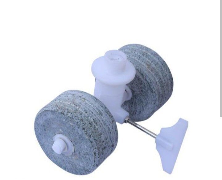 tabletop grinder roller stones set