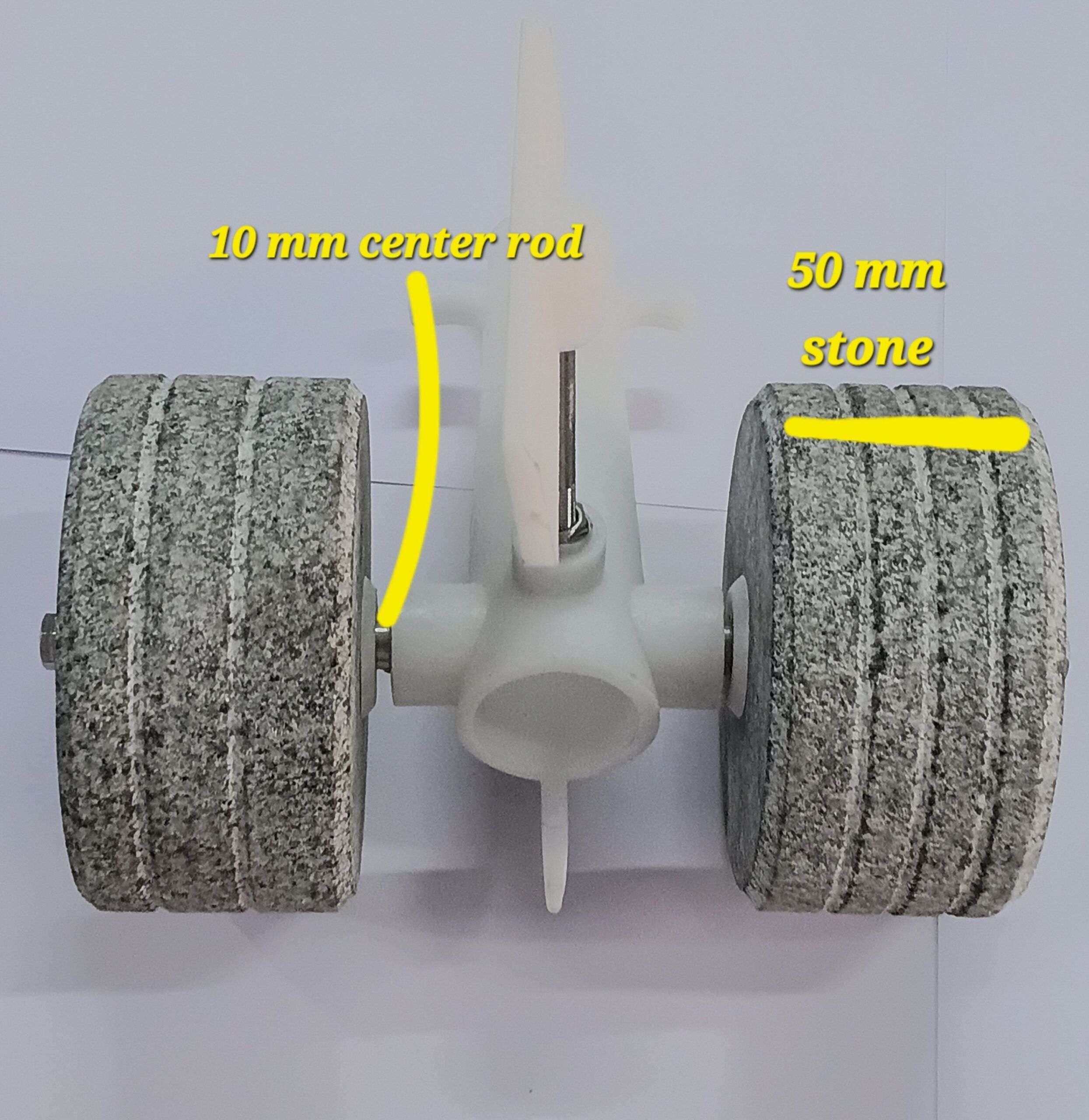 Lakshmi tabletop grinder roller stones set - Image 3
